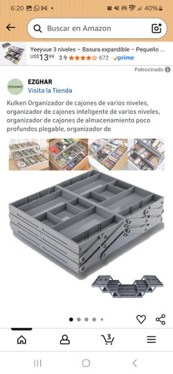 Organizador De Cajon Color Blanco 