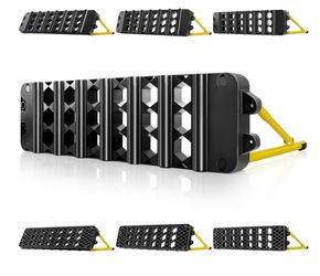 6-in-1 Soccer Rebounder Board, Portable Dual Surface Soccer Training Equipment for All Player Levels