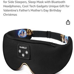 sleep mask with headphones 