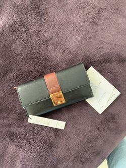 Marc Jacobs leather black brown wallet