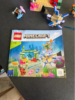 Minecraft Lego Set The Guardian Battle