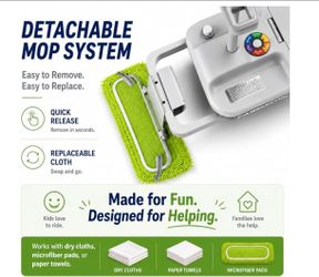 Farelectric Detachable Mop System