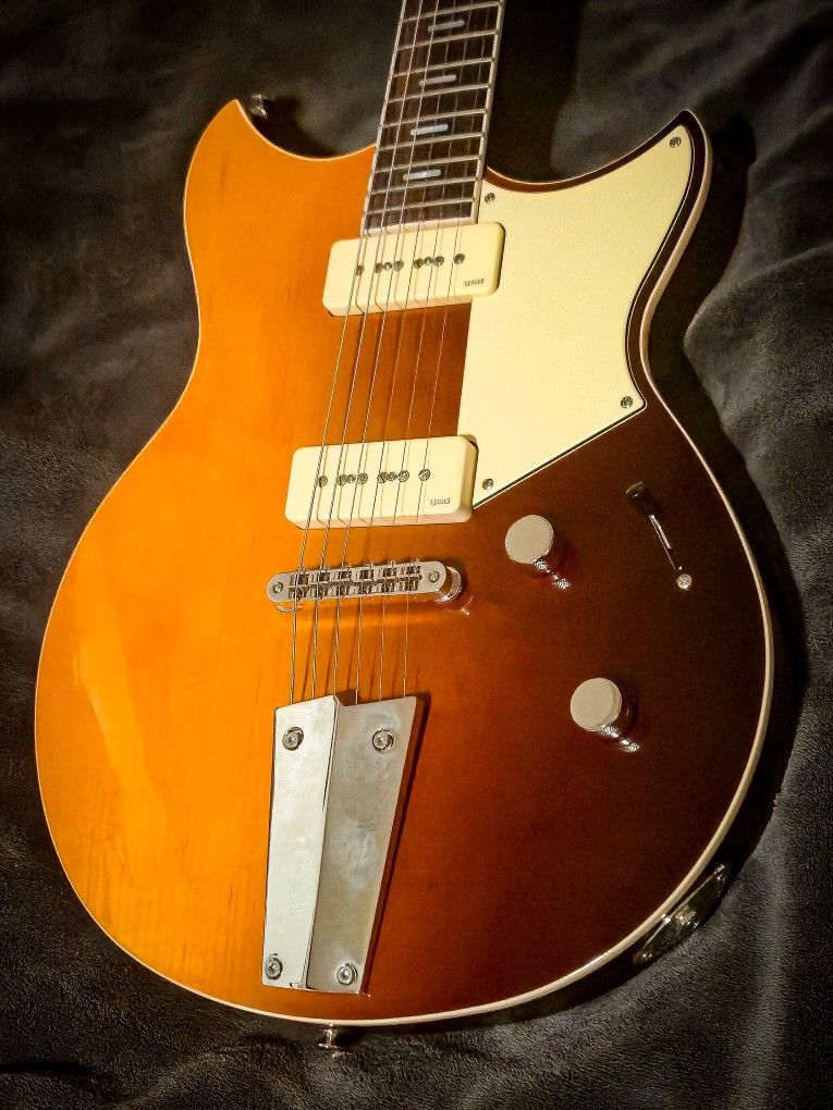 Yamaha Revstar Rss02t P90 Electric Guitar Chambered Standard Orange