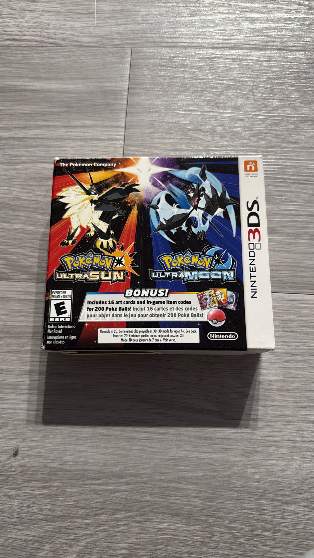 Pokémon Ultra Sun And Ultra Moon Double Pack 3DS