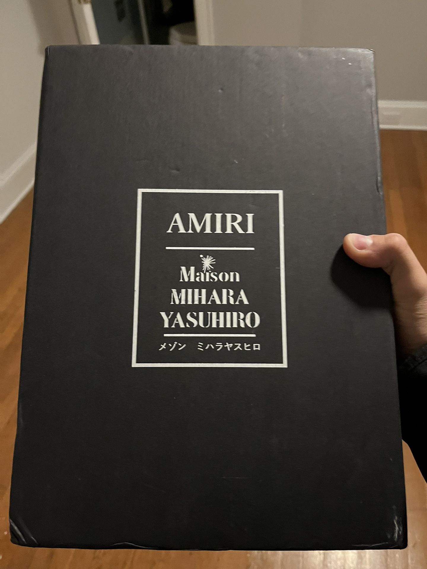 Black and white Amiri Maison Mihara Yasuhiro trainers comes with box never worn. Will negotiate prices. EUR 44 US 10.5/11