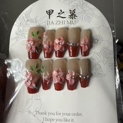 Jia Zhi Mu Handmade Press On Nail