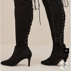 Knee High Stiletto Boots - Size 9, Never Worn