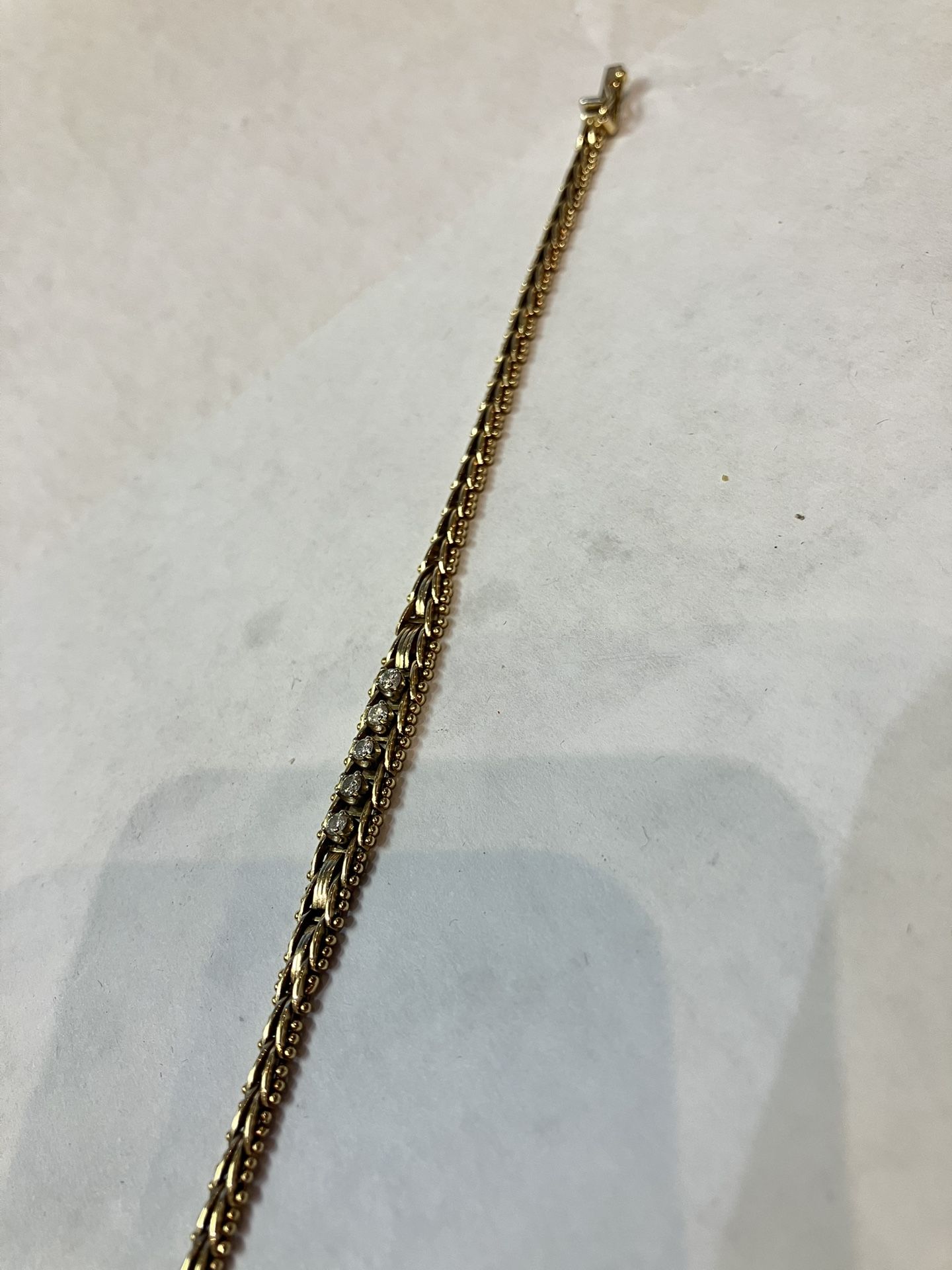 14k Gold Bracelet #110402-1 MJ