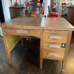 Vintage wood desk!