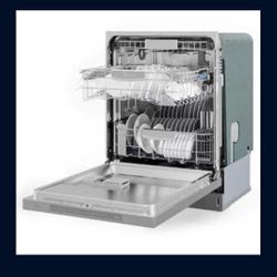 Midea 24" Top Control Smart Dishwasher with Extended Dry