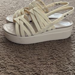 Croc Platform Sandals 