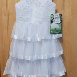 Girl's 6x Wedding Flower Girl, Communion, Pageant Dress