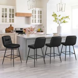 26 Inch Bentwood Barstool Black (Single Chair 1)