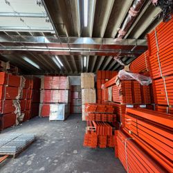Pallet Racks Beams Uprights Wire Decks Teardrop Industrial Shelving Warehouse Forklifts