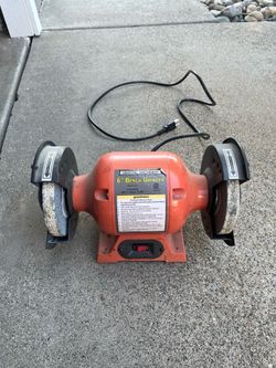 Central machinery 6” bench grinder