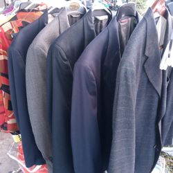 Men Name Brand Suit Jackets Like New Size 44R And. 44L