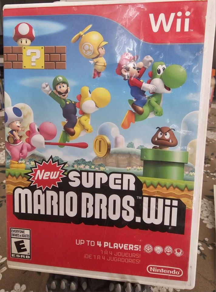 New Super Mario Bros., Wii Play, & Wii Sports