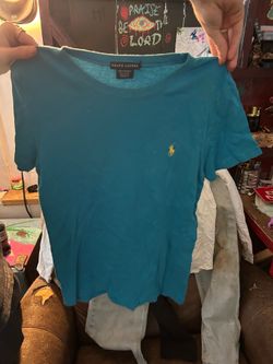Women’s blue shirt