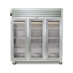 Traulsen 3 door glass refrigerator