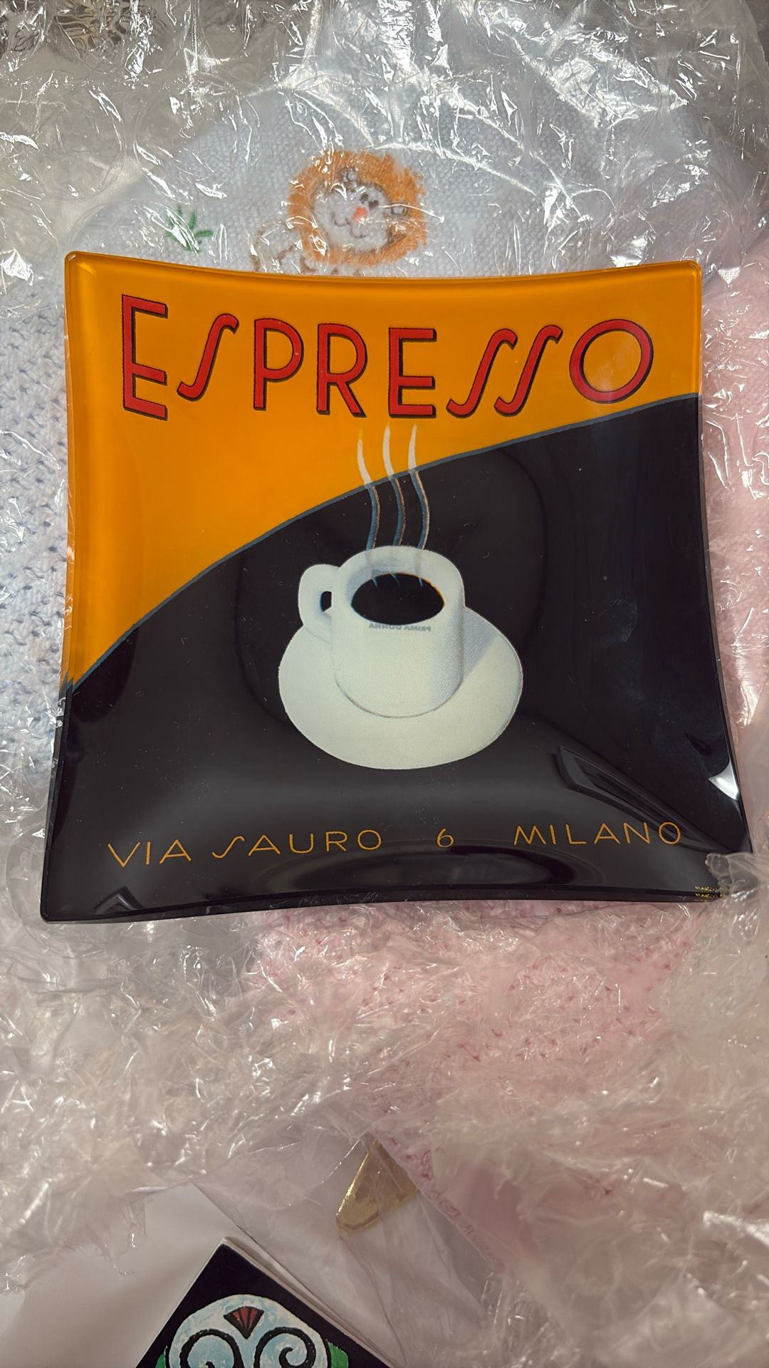 4 Vintage Plates (Still covered in bubble rap)