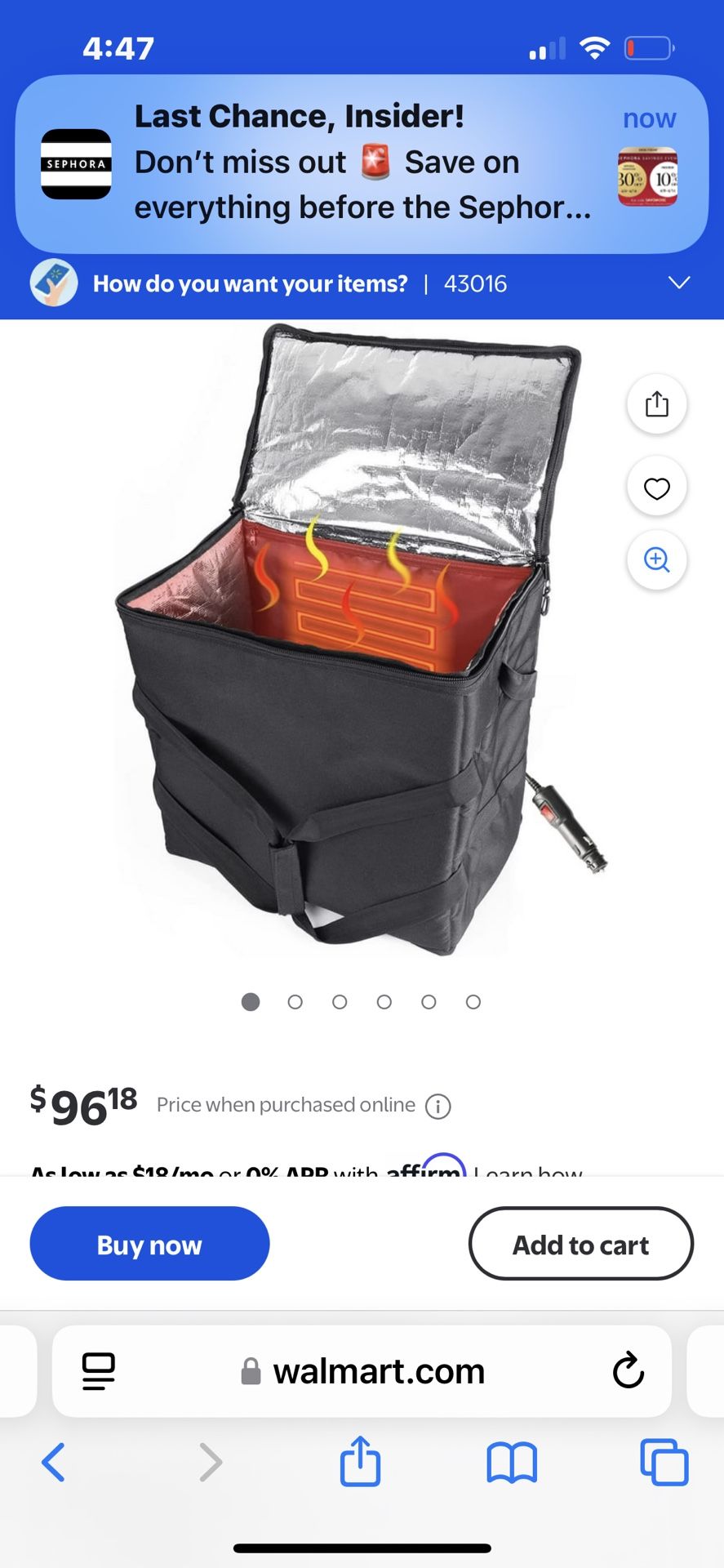 Electric Pizza Warmer Bag(car/Foodtransport)