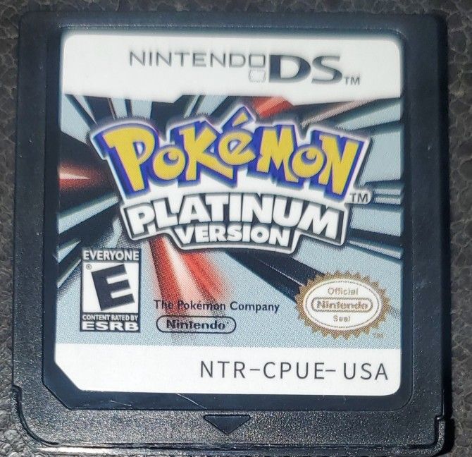 Pokemon Platinum Nintendo DS Video Game Cartridge