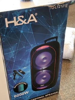 Brand new 6000 W speaker