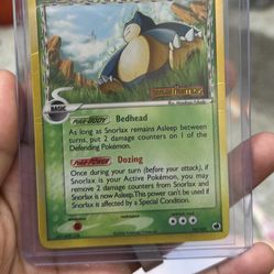 Pokemon Snorlax Delta Species 10/101 Stamped