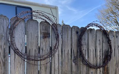 Vintage barbed wire