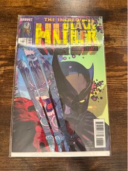 Hulk black panther comic book
