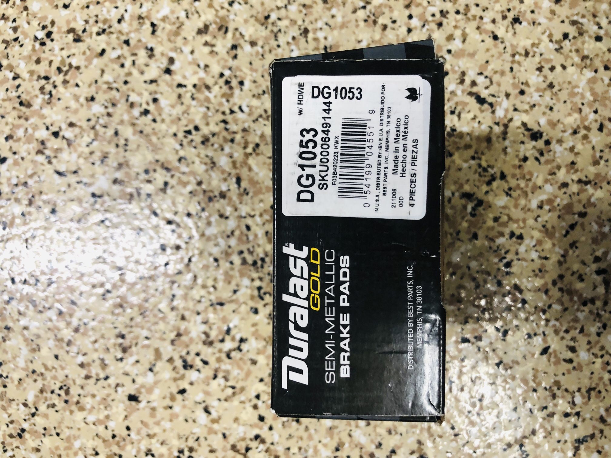 Duralast Gold DG1053 Brake Pads