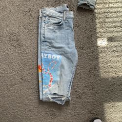 Amiri Denim Jean Jacket + Pants 