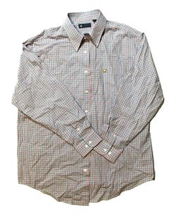 Jack Nicklaus Men's Button-Front Long Sleeve Shirt Large
