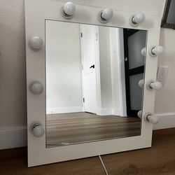 Mirror with lights