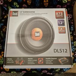 Dual 12" Subwoofer New 