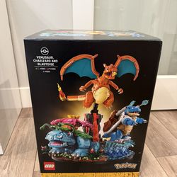LEGO Pokémon Venusaur Charizard Blastoise Brand New Sealed