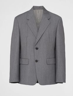 Prada SS/23 Men’s Grey Mohair Blazer