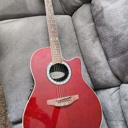 Ovation Acoustic/Electric Guitar 