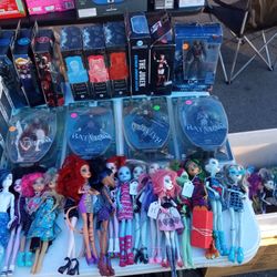 Action Figures, Monster High Dolls, & Video Games 