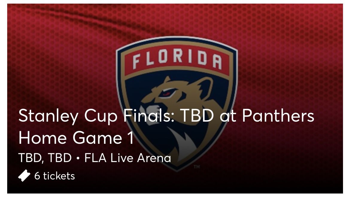 Florida Panthers v Las Vegas Knights Stanley Cup
