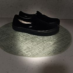 Black Slip On Vans