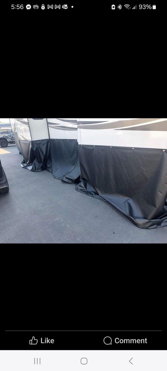 Rv Skirt For A Fks383 Jayco Northpoint 