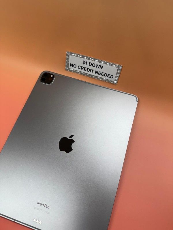Apple IPad Pro 12.9 Inch 6th Gen Tablet - Only $1 Today Pay The Rest Later!