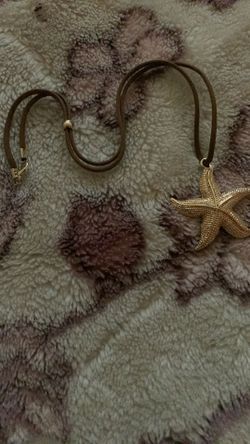 Starfish wrap necklace gold PLATED
