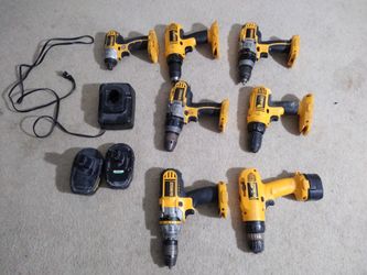 Drills used impact dwalt 2 battery 1 Charger