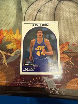 Jose Ortiz NBA Hoops Utah Jazz Basketball Card