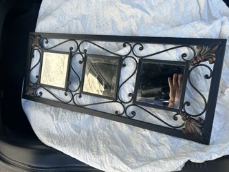 mirror metal wall decoration