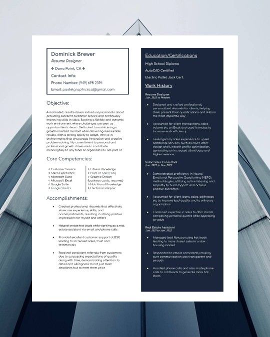 Resumes And Cover Letters