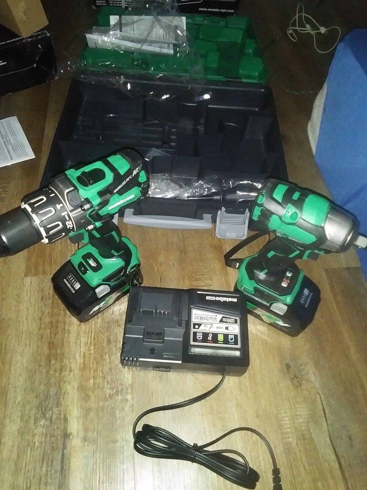 Metabo impact drill and impact wrench