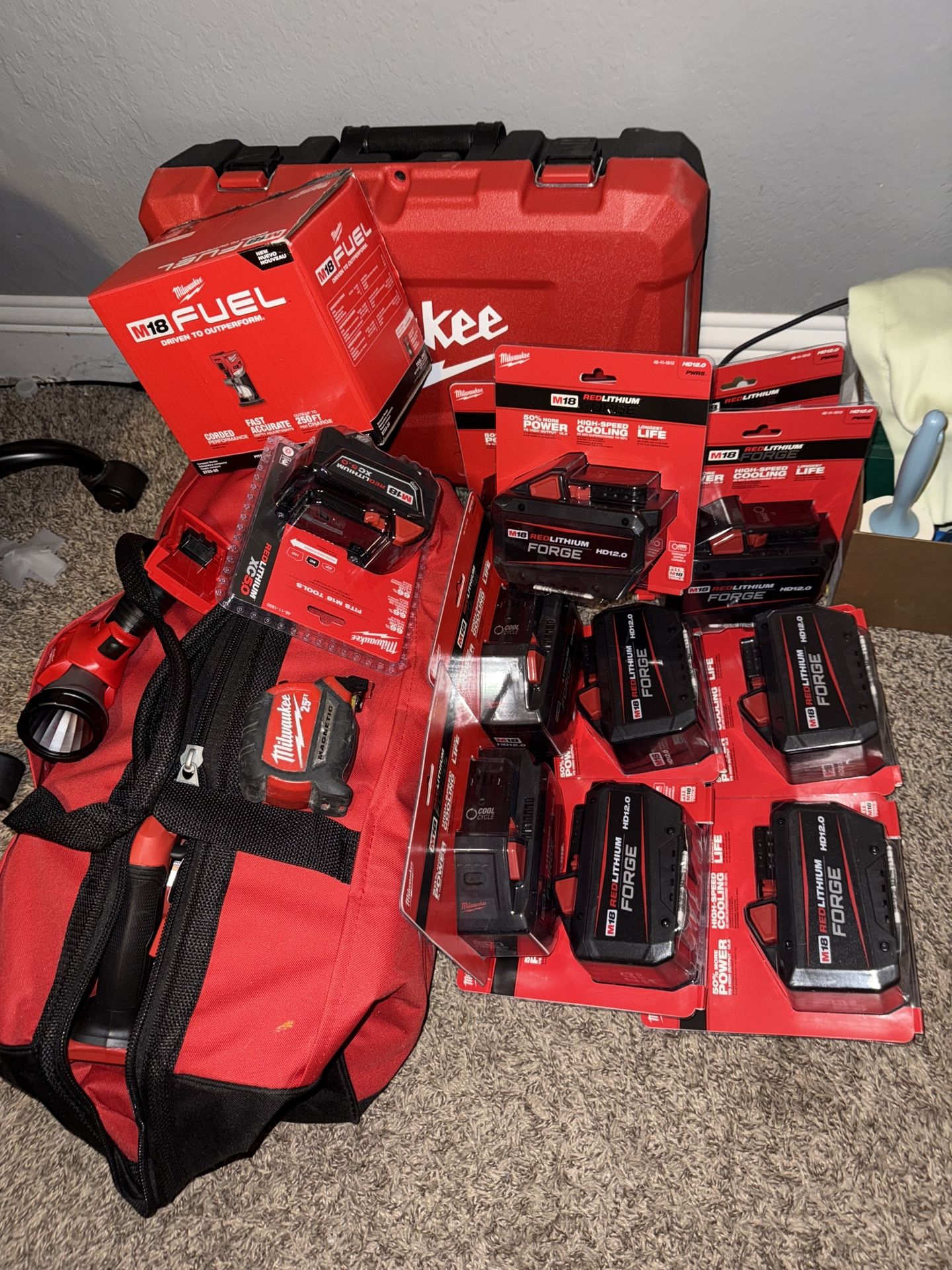 Milwaukee 12.0 Forge batteries 